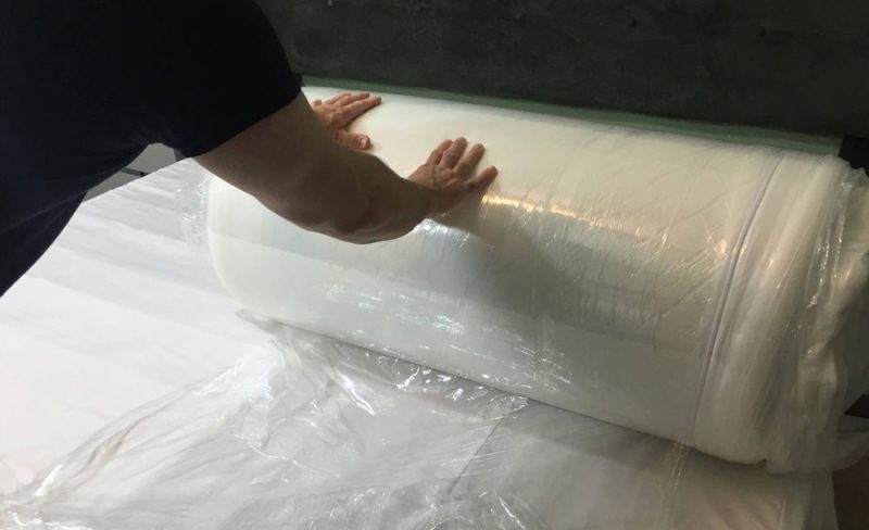 wrap arount plastic mattress pad