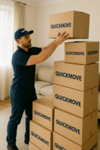 moving boxes and supplies